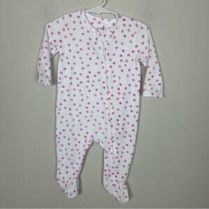Aden + Anais White Pink Dotted One Piece 3-6 Months